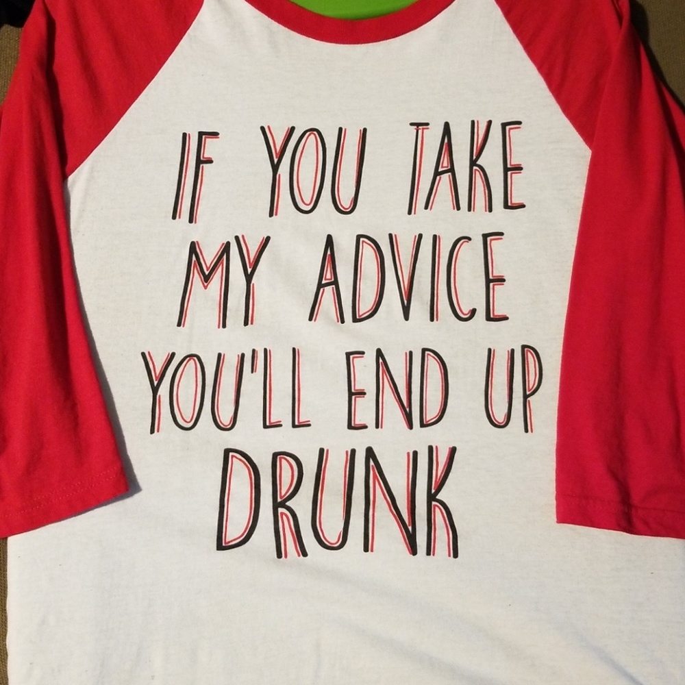 Graphic baseball tee